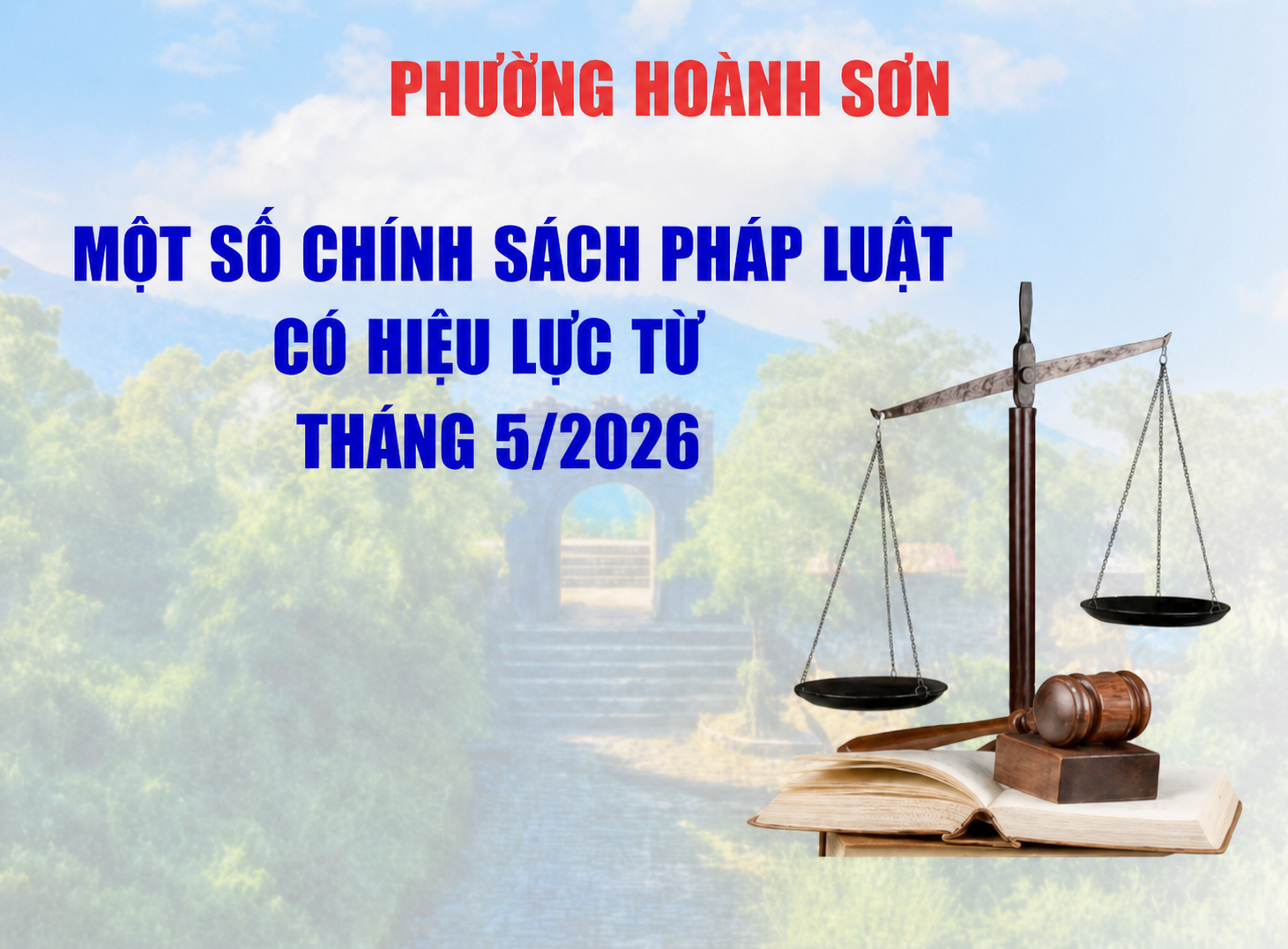 Một số chính sách pháp luật có hiệu lực từ tháng 5/2026