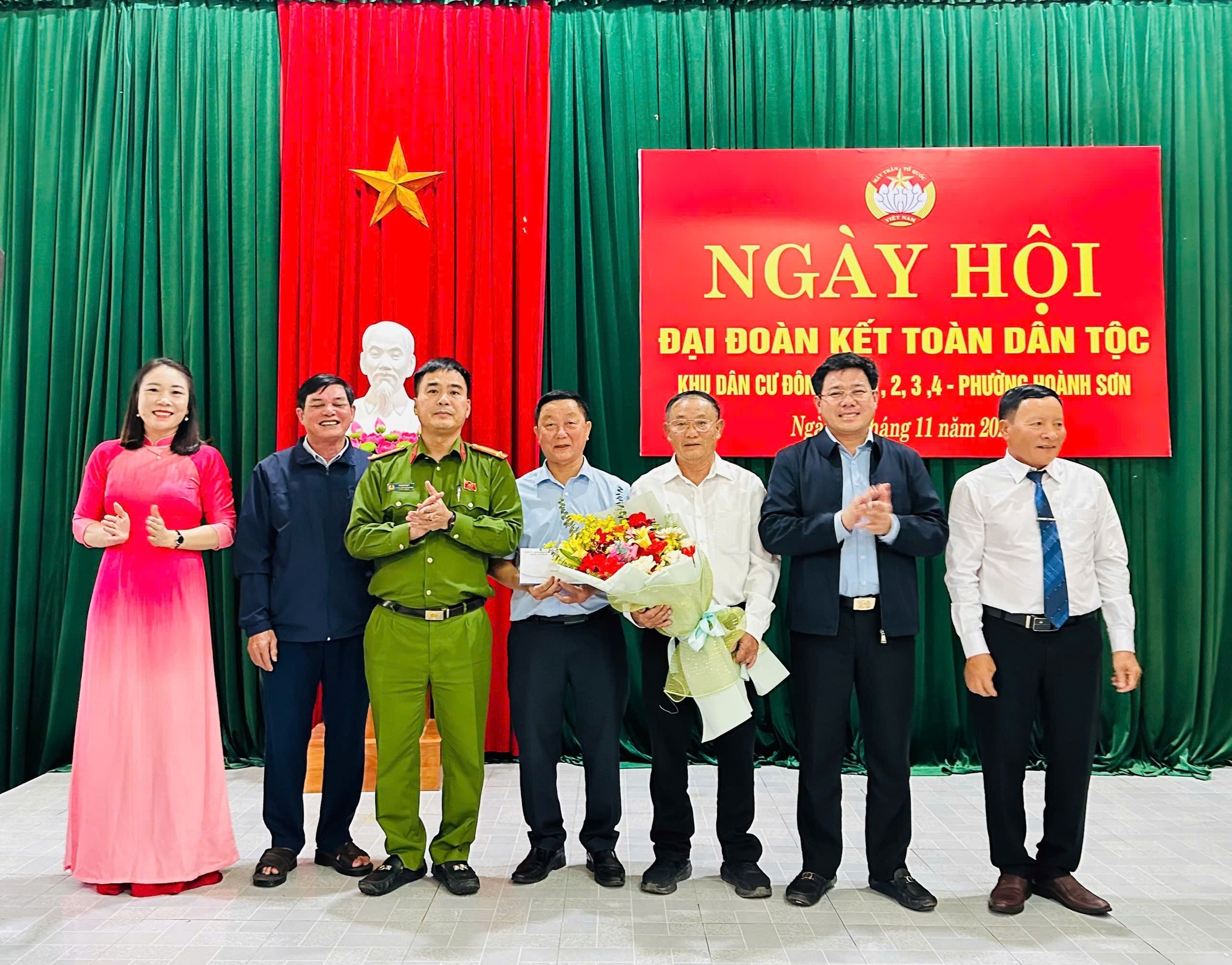 TDP Đông Yên 1, 2, 3, 4 - Phường Hoành Sơn rộn ràng tổ chức Ngày hội Đại đoàn kết toàn dân tộc 