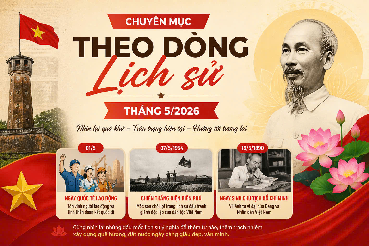 Chuyên mục "Theo dòng sự kiện Lịch sử" tháng 5