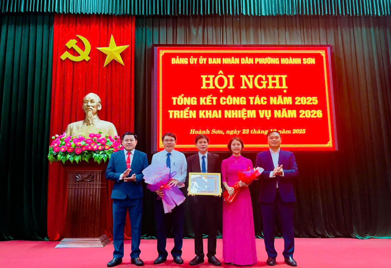 Đảng ủy UBND phường tổ chức Hội nghị tổng kết công tác năm 2025, triển khai nhiệm vụ năm 2026