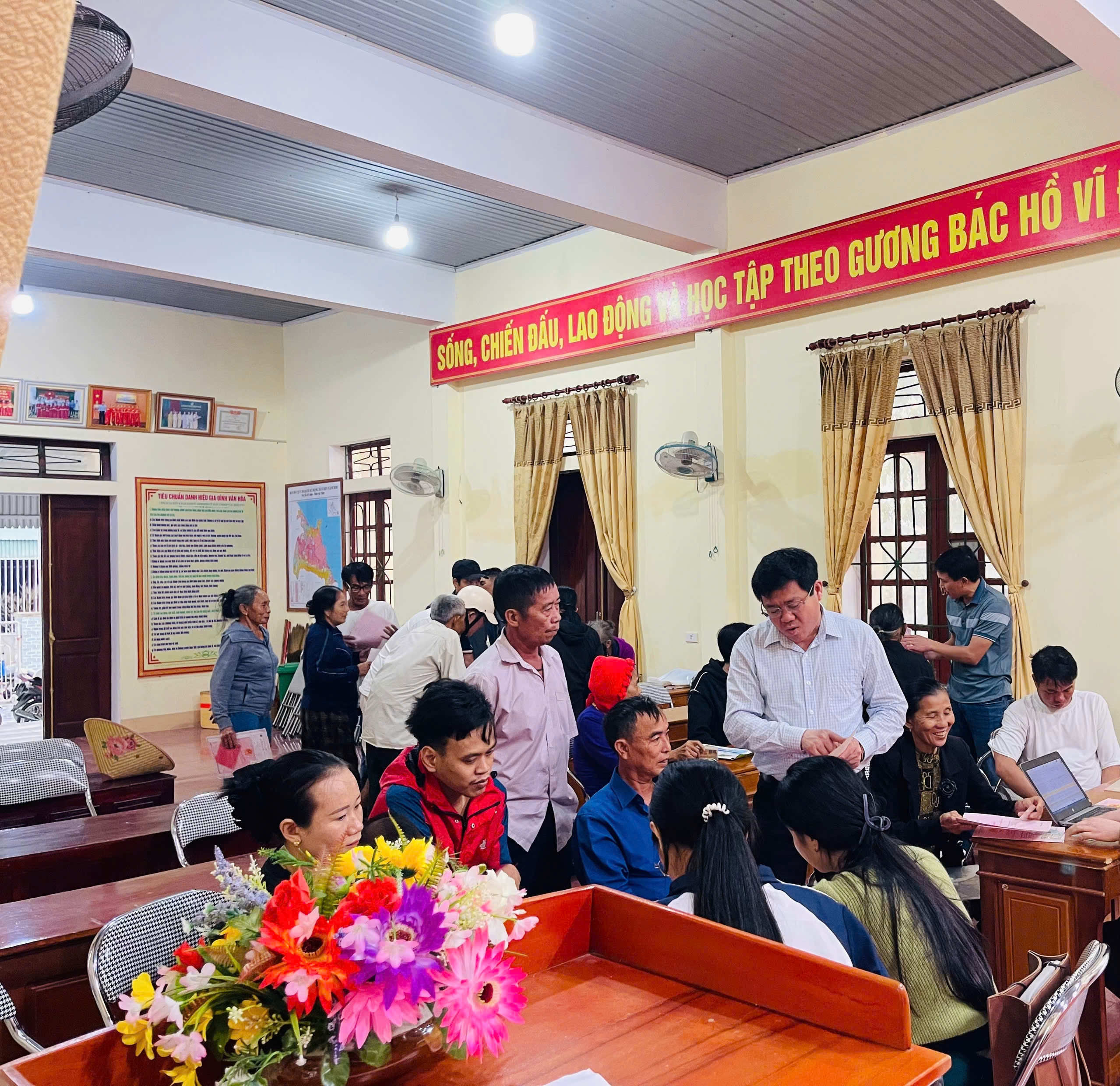 Phường Hoành Sơn tập trung cao hoàn thành chiến dịch làm giàu, làm sạch cơ sở dữ liệu đất đai