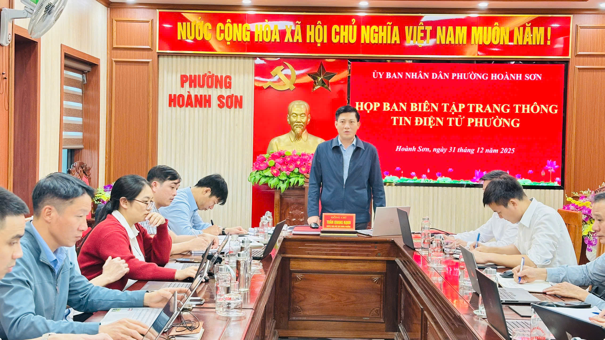 Nâng cao hiệu quả công tác tuyên truyền Trang thông tin điện tử phường Hoành Sơn