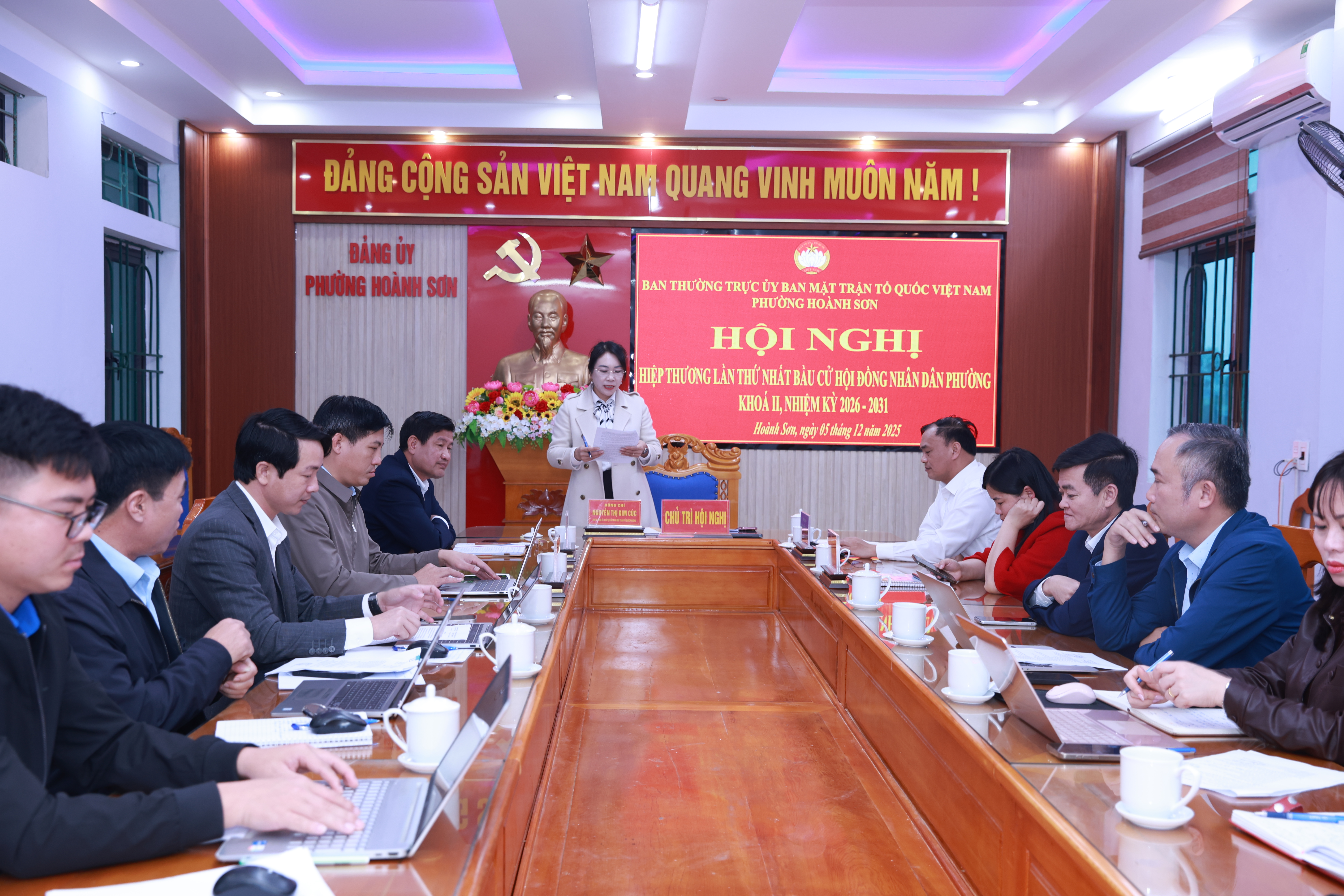 Ủy ban MTTQ phường tổ chức Hội nghị hiệp thương lần thứ nhất, giới thiệu ứng cử đại biểu HĐND phường khoá II, nhiệm kỳ 2026-2031