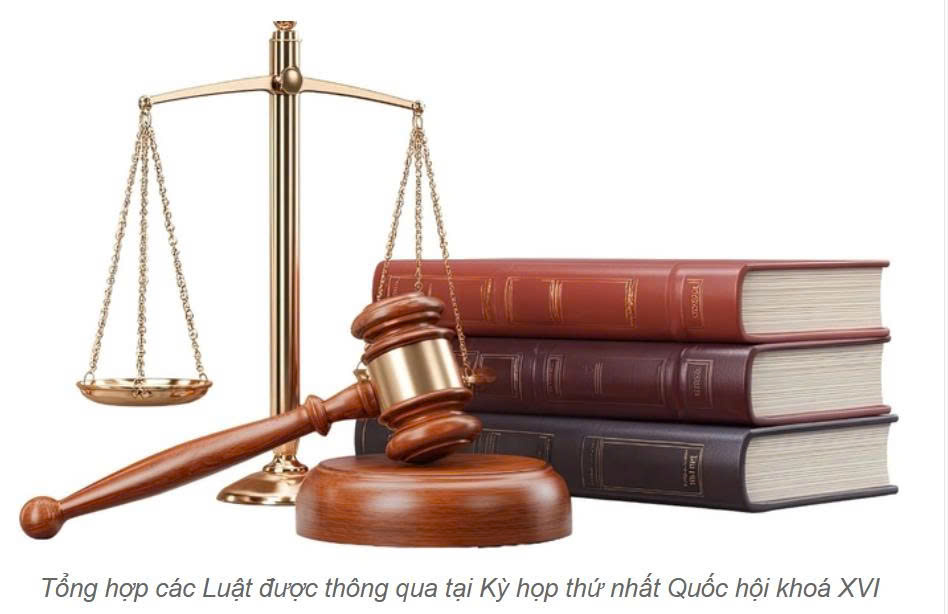 Tổng hợp các Luật được thông qua tại Kỳ họp thứ nhất Quốc hội khoá XVI