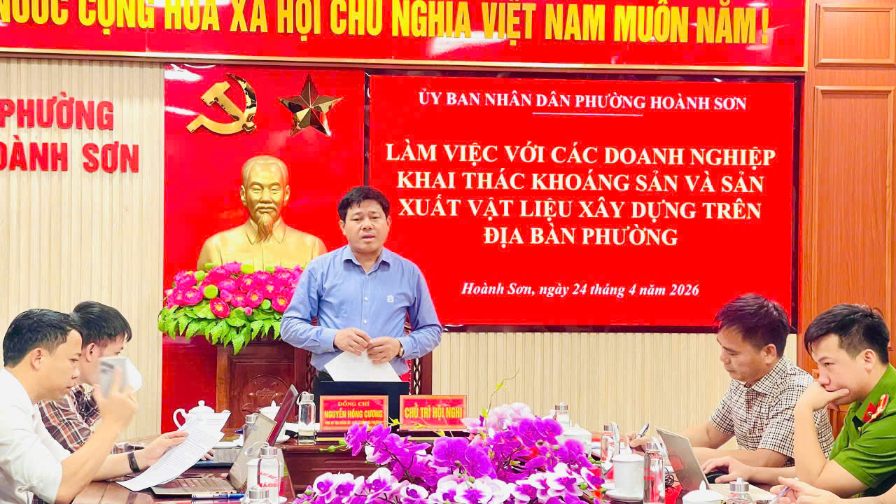 Tăng cường siết chặt công tác quản lý khai thác khoáng sản, sản xuất vật liệu xây dựng trên địa bàn phường