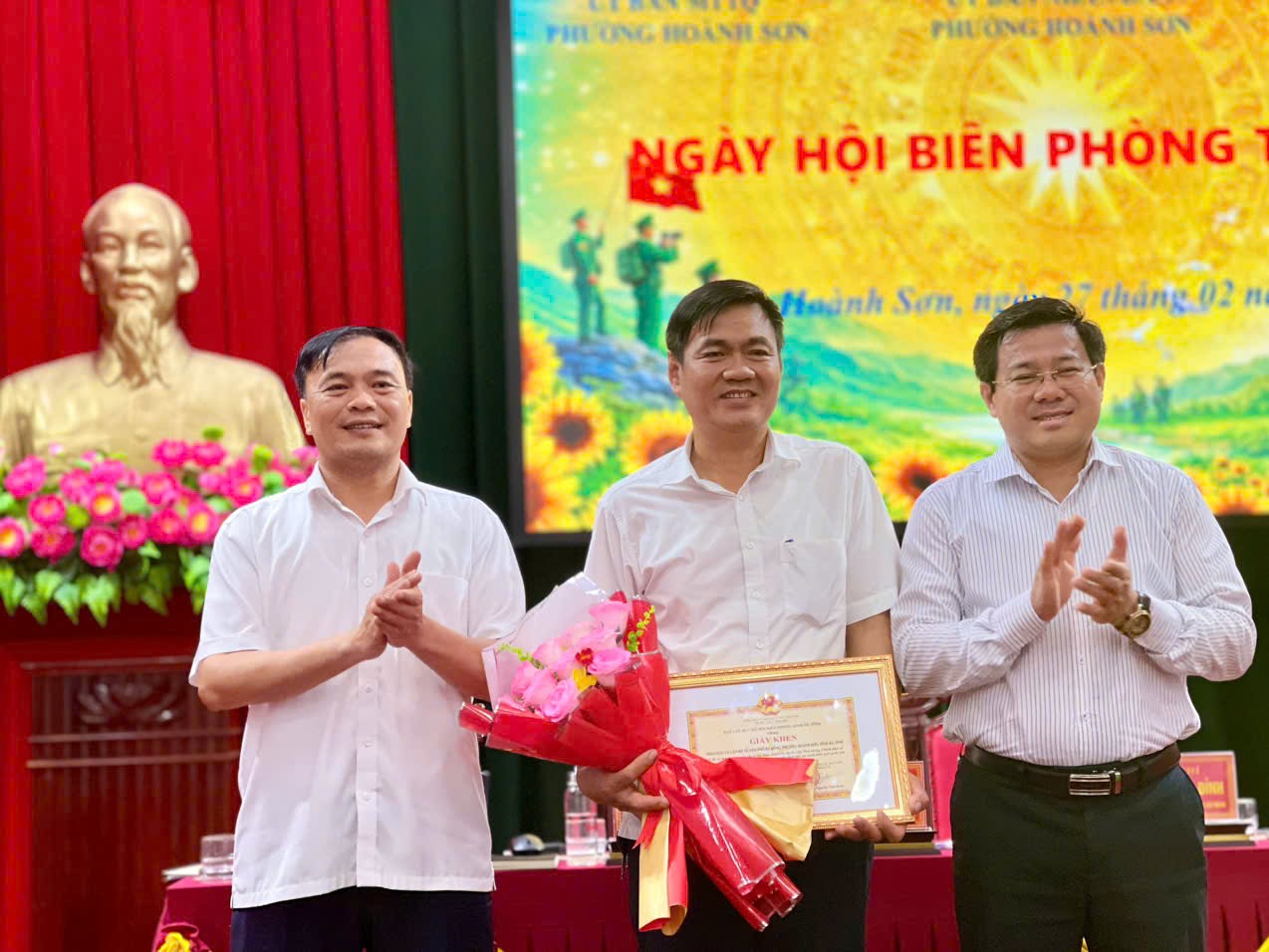 Phường Hoành Sơn tổ chức Ngày hội Biên phòng toàn dân năm 2026