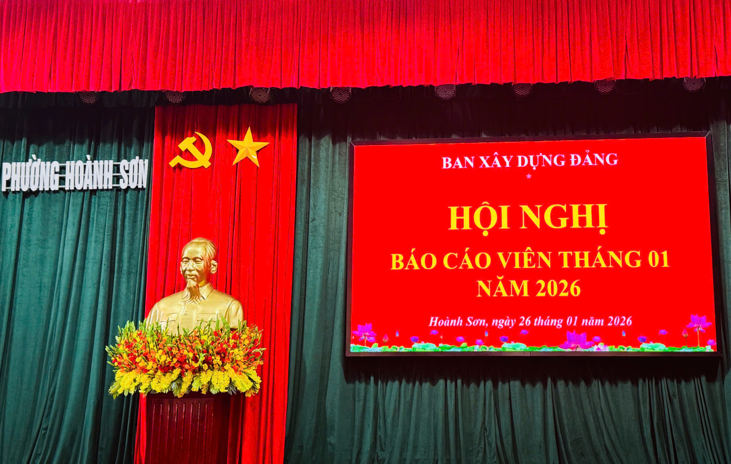 Hội nghị Báo cáo viên tháng 01 năm 2026