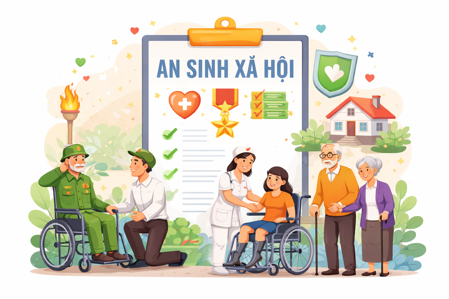 Quy định trình tự, thủ tục thực hiện một số chính sách an sinh xã hội giai đoạn 2026 - 2030 trên địa bàn tỉnh Hà Tĩnh