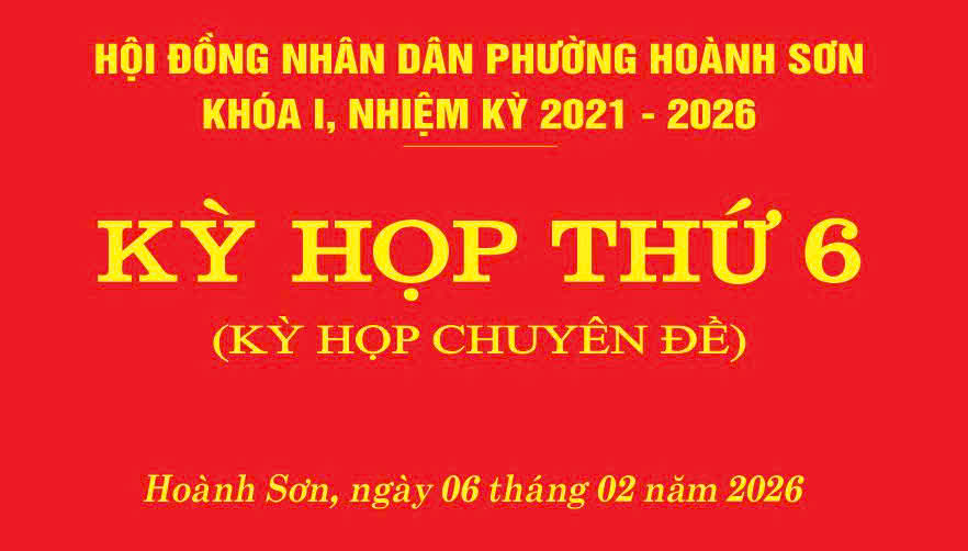 Tài liệu Kỳ họp thứ 6 của HĐND phường (kỳ họp chuyên đề)