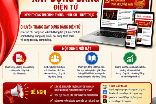 Tăng cường khai thác chuyên trang "Xây dựng Đảng điện tử" của Tạp chí Cộng sản