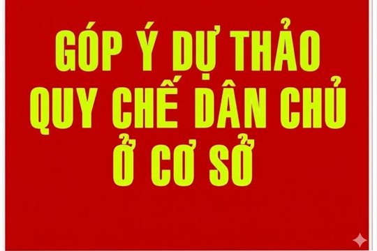 Truyền thông lấy ý kiến góp ý dự thảo Quyết định ban hành Quy chế thực hiện dân chủ ở cơ sở trên địa bàn phường Hoành Sơn