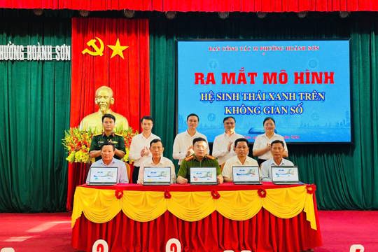 Kết nối nhận thức xanh, lan tỏa hành động số từ mô hình “Hệ sinh thái xanh trên không gian số” của Ban Công tác 35 phường Hoành Sơn