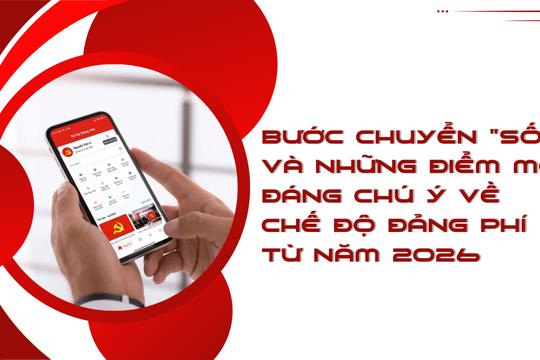 BƯỚC CHUYỂN "SỐ" VÀ NHỮNG ĐIỂM MỚI ĐÁNG CHÚ Ý VỀ CHẾ ĐỘ ĐẢNG PHÍ TỪ NĂM 2026