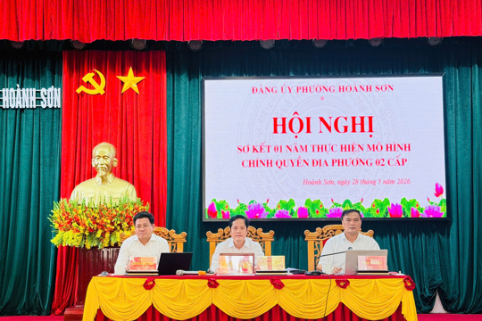 Phường Hoành Sơn (tỉnh Hà Tĩnh) sơ kết 1 năm thực hiện mô hình chính quyền địa phương 2 cấp