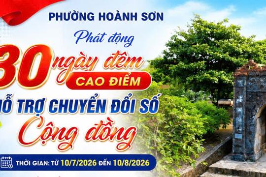 Hoành Sơn quyết tâm bứt phá trong chuyển đổi số với chiến dịch 30 ngày đêm cao điểm