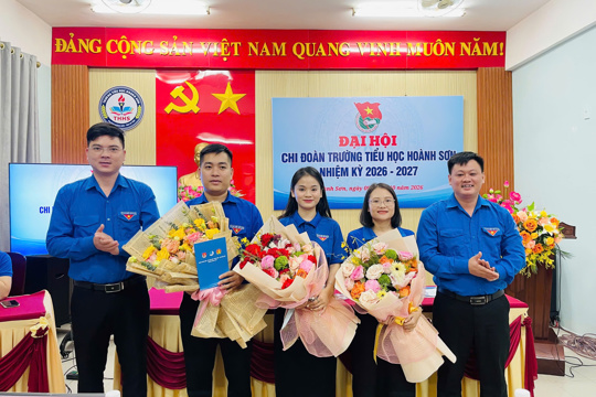 Tuổi trẻ Trường Tiểu học Hoành Sơn tiên phong, sáng tạo, đồng hành cùng sự nghiệp giáo dục