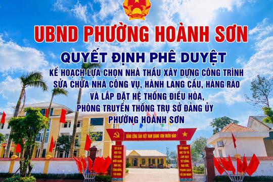 Phê duyệt kế hoạch lựa chọn nhà thầu xây dựng công trình đầu tư công