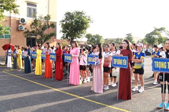 Phường Hoành Sơn tổ chức Lễ khai mạc Giải bóng chuyền Nữ năm 2026 