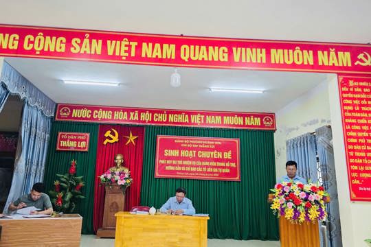 Từ trách nhiệm của người đảng viên đến sức mạnh tự quản ở khu dân cư 