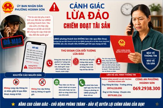 Cảnh giác đối với các hành vi mạo danh cán bộ UBND phường phụ trách lĩnh vực đất đai để lừa đảo