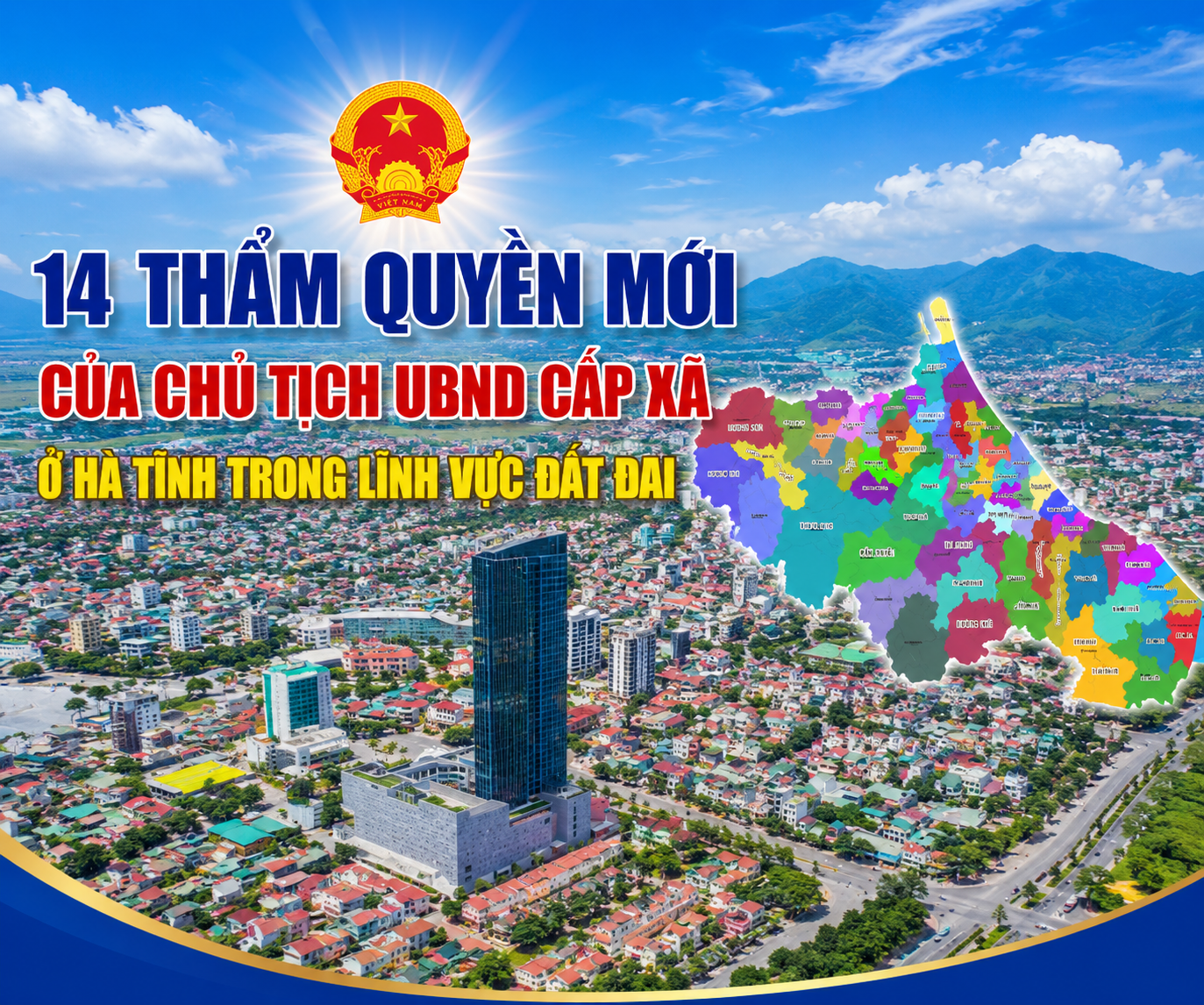 14 thẩm quyền mới của Chủ tịch UBND cấp xã ở Hà Tĩnh trong lĩnh vực đất đai