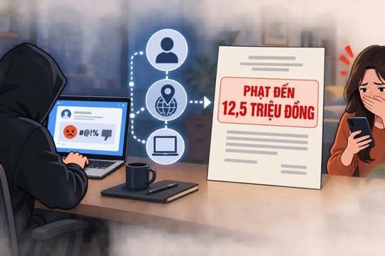 Đăng bài ẩn danh trên Facebook xúc phạm người khác, cá nhân có thể bị phạt 12,5 triệu đồng 