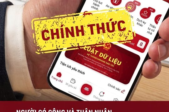 Từ 29/11/2026, người có công và thân nhân được khai thác thông tin của mình qua VNeID