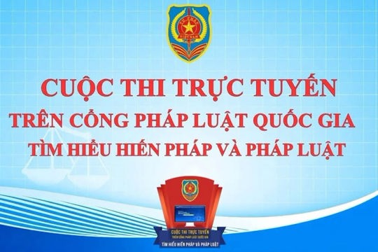 Phường Hoành Sơn hưởng ứng cuộc thi trực tuyến “Tìm hiểu Hiến pháp và pháp luật trong kỷ nguyên số”