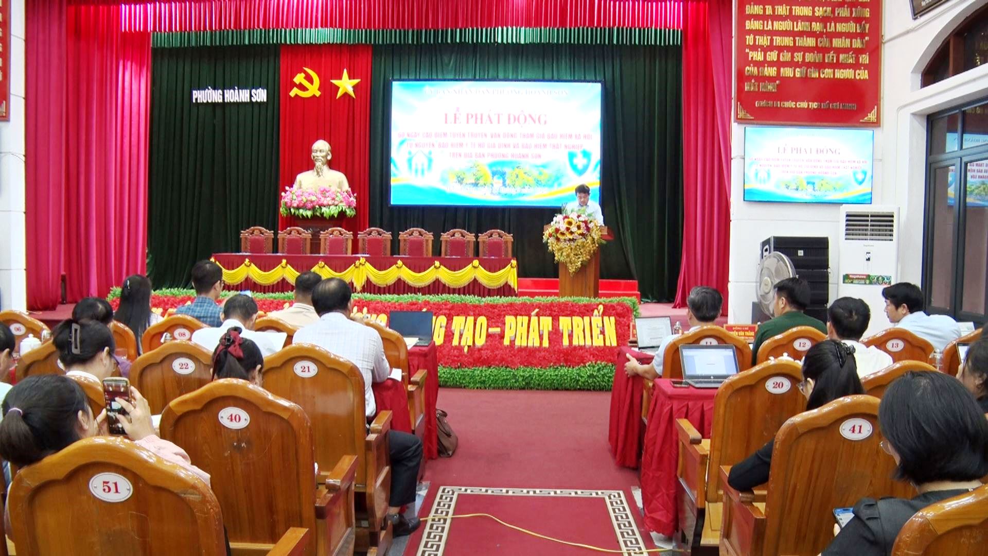 Phường Hoành Sơn phát động 60 ngày cao điểm vận động Nhân dân tham gia BHXH, BHYT