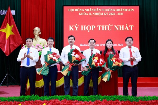 HĐND tỉnh Hà Tĩnh phê chuẩn kết quả bầu Chủ tịch, Phó Chủ tịch HĐND phường Hoành Sơn khóa II, nhiệm kỳ 2026 - 2031