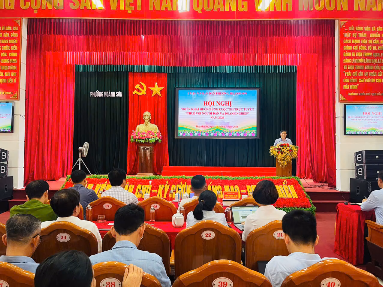 Phường Hoành Sơn hưởng ứng Cuộc thi trực tuyến “Thuế với người dân và doanh nghiệp” năm 2026