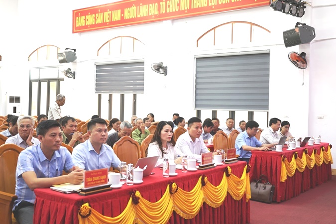 UBND phường Hoành Sơn tổ chức Hội nghị tập huấn nâng cao kiến thức pháp luật và kỹ năng nghiệp vụ cho đội ngũ tuyên truyền viên pháp luật, hòa giải viên ở cơ sở năm 2026. 