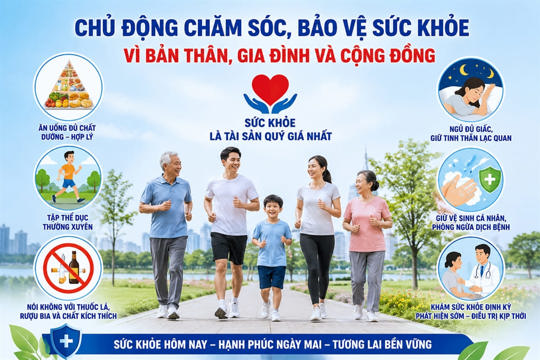 Khám sức khỏe định kỳ - Chủ động phòng bệnh, thực hiện hiệu quả Nghị quyết 72-NQ/TW
