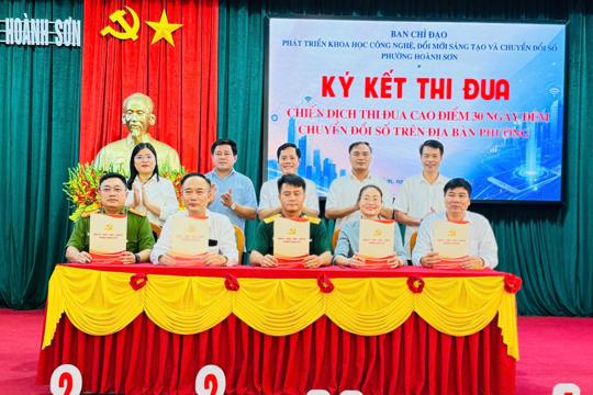 Hoành Sơn tăng tốc chuyển đổi số bằng chiến dịch 30 ngày đêm cao điểm 