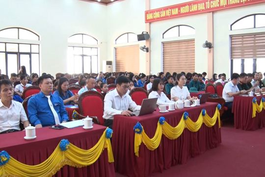 Phường Hoành Sơn công bố các quyết định thành lập Chi đoàn Quân sự, Chi đoàn trường học và các Liên đội