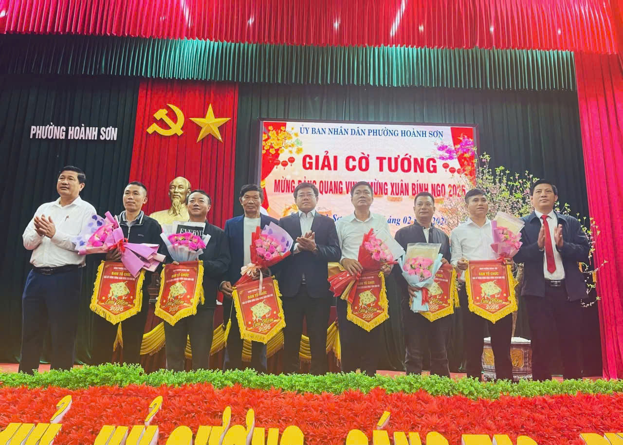 Kỳ thủ Võ Ngọc Diền (tổ dân phố Liên Sơn) – Vô địch giải Cờ tướng mừng Đảng, mừng Xuân Bính Ngọ 2026  