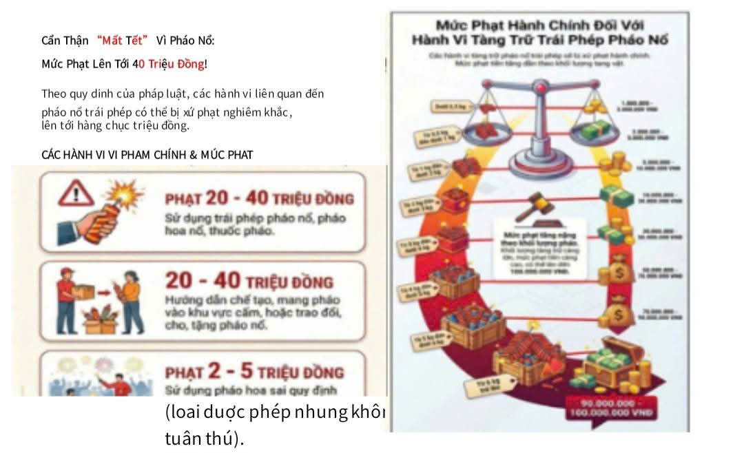 Nghiêm cấm người dân sử dụng pháo hoa không rõ nguồn gốc, xuất xứ và những lưu ý khi sử dụng pháo hoa quốc phòng